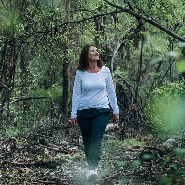 Margaret River based businesswoman and wellbeing expert Rebecca Hannan. 