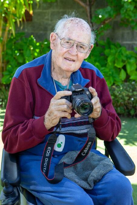 87-year-old John Wilson is an avid photographer, and will use his local snaps to create a 12-month calendar showcasing the beauty of the Margaret River region that he now calls home. 