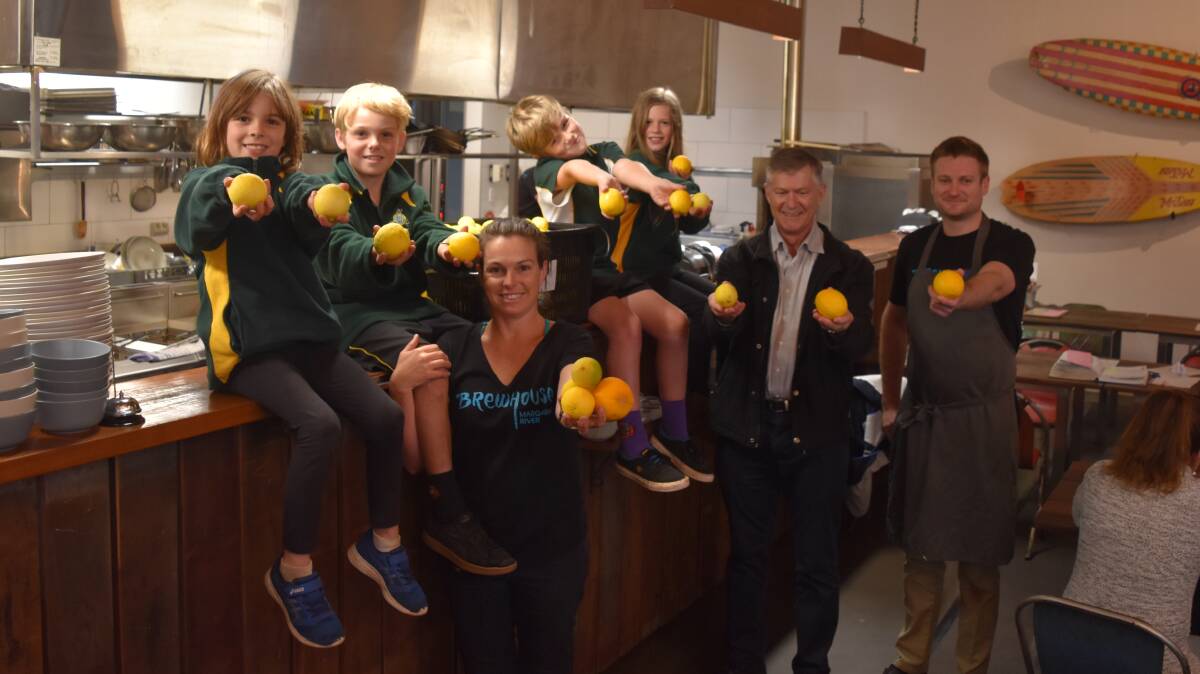 Margaret River Primary School students delivered a big batch of homegrown limes to the Brewhouse last week, ready for the delicious dessert fundraiser. 