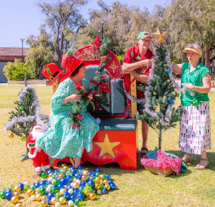 The Building Busselton Team are busy preparing for a big community Christmas celebration at Mitchell Park on December 8. Picture by Abby Murray Photography. 