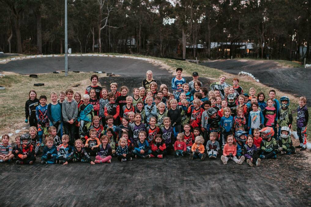 The Cowaramup BMX Club is booming, with a large number of riders and local supporters keeping the track and bikes in great condition for the upcoming season. Photo: Shannon Stent Images