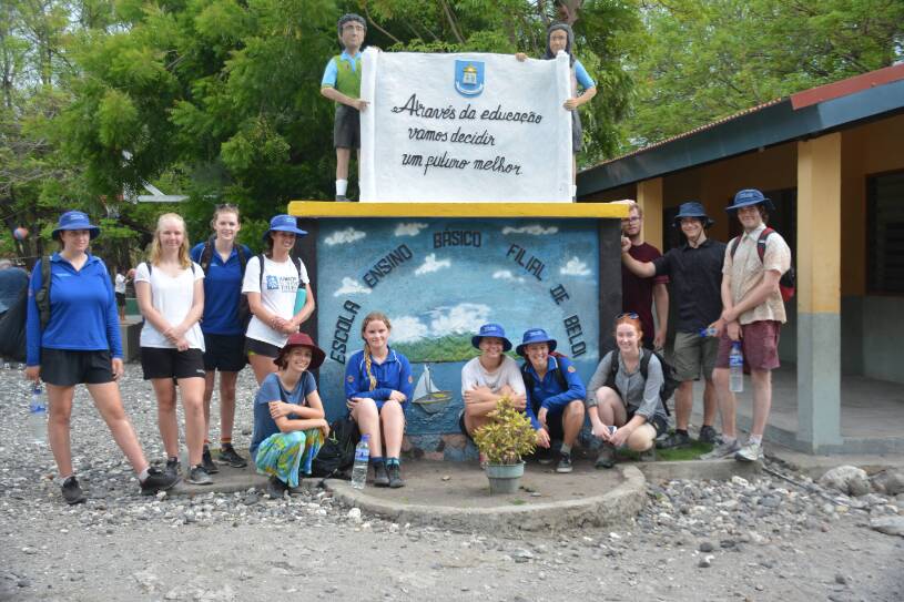 Past MRSHS tour groups have completed important volunteer work while on tour in Timor Leste. 