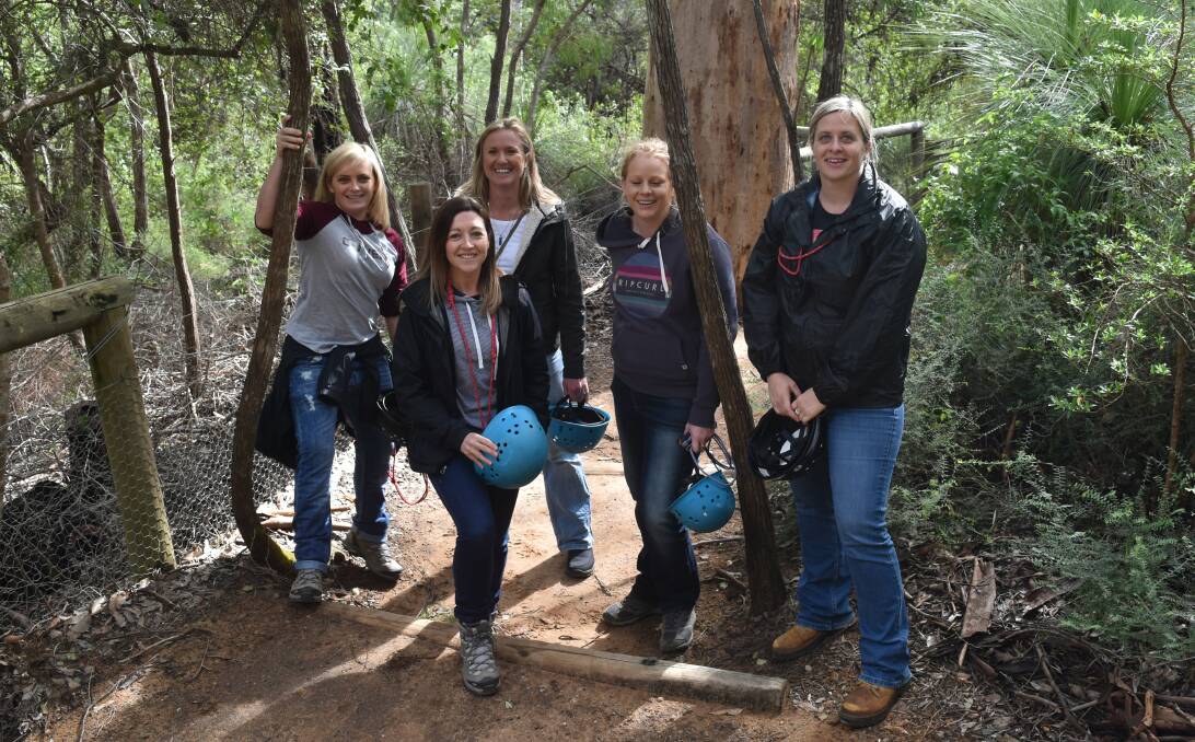 Great day: Members of the Spectrum South West group visit Giants Cave over the weekend as part of their regular social networking events. Photo: Nicky Lefebvre