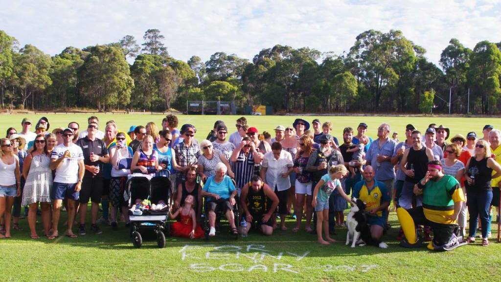 Big love: The Scarred for Life tribute match raised funds to help the mental health program get off the ground. Photo: Supplied.
