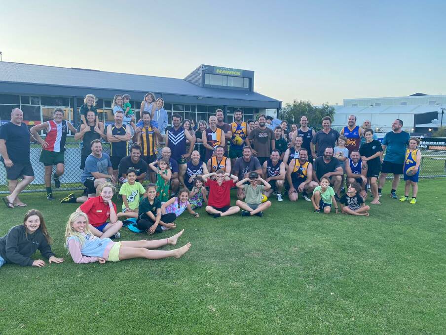 The Margaret River Masters Football Club promotes fitness and fun with a family-focused vibe, where kids are encouraged to join dads at regular training sessions. 