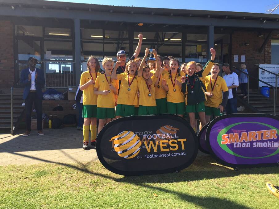 Nice work: The Football Margaret River Jets played a fantastic game against Georgiana Molloy Anglican School on Saturday. Photo: Supplied