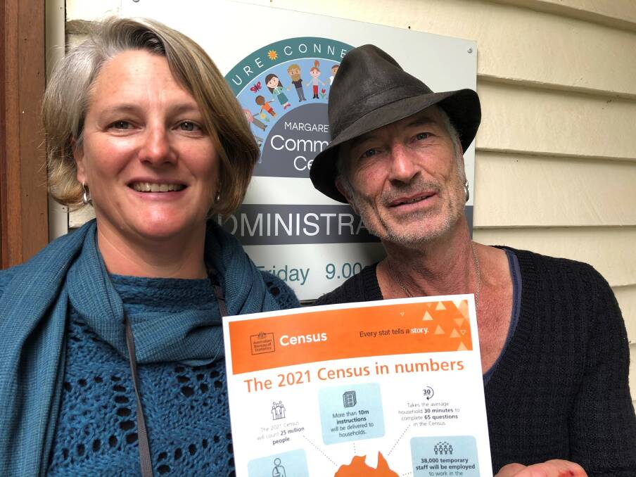 Lydell Huntly, Centre Manager and Dave Seegar, Soupie Coordinator, prepare to welcome ABS staff to Soupie to assist people to participate in the 2021 Census.