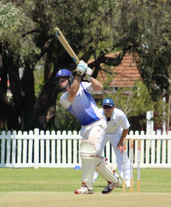 St Marys’ wicketkeeper-batsman Jono Lloyd was there at the finish to see his side score a thrilling victory in A-Grade cricket at Dunsborough on Saturday. Photo: Vanessa Hatton.