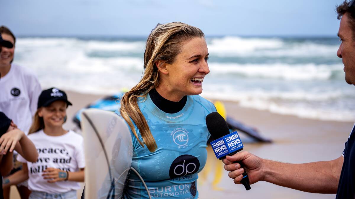 Gracetown's Bronte Macaulay claimed a win n her first event of the year on Saturday. Photo: WSL / Tom Bennett
