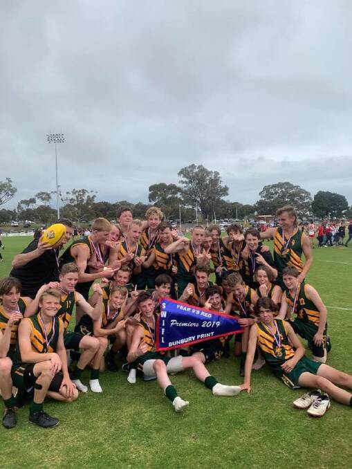 Long wait: After a 22 year drought between grand final wins, the Year 9 Hawks brought home a victory against South Bunbury. 