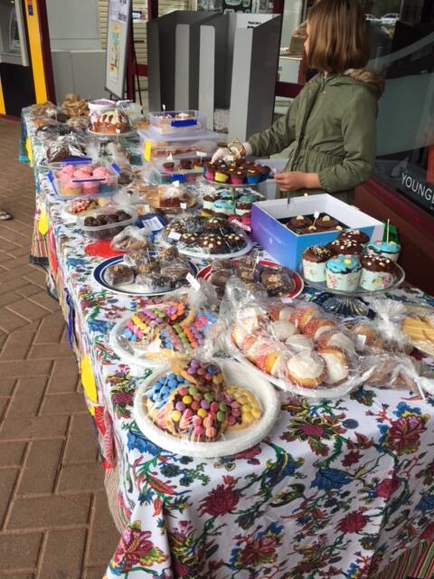 Helping hand: The Arts Margaret River cake stall raised more than $390 for River Angels. Photo: Supplied