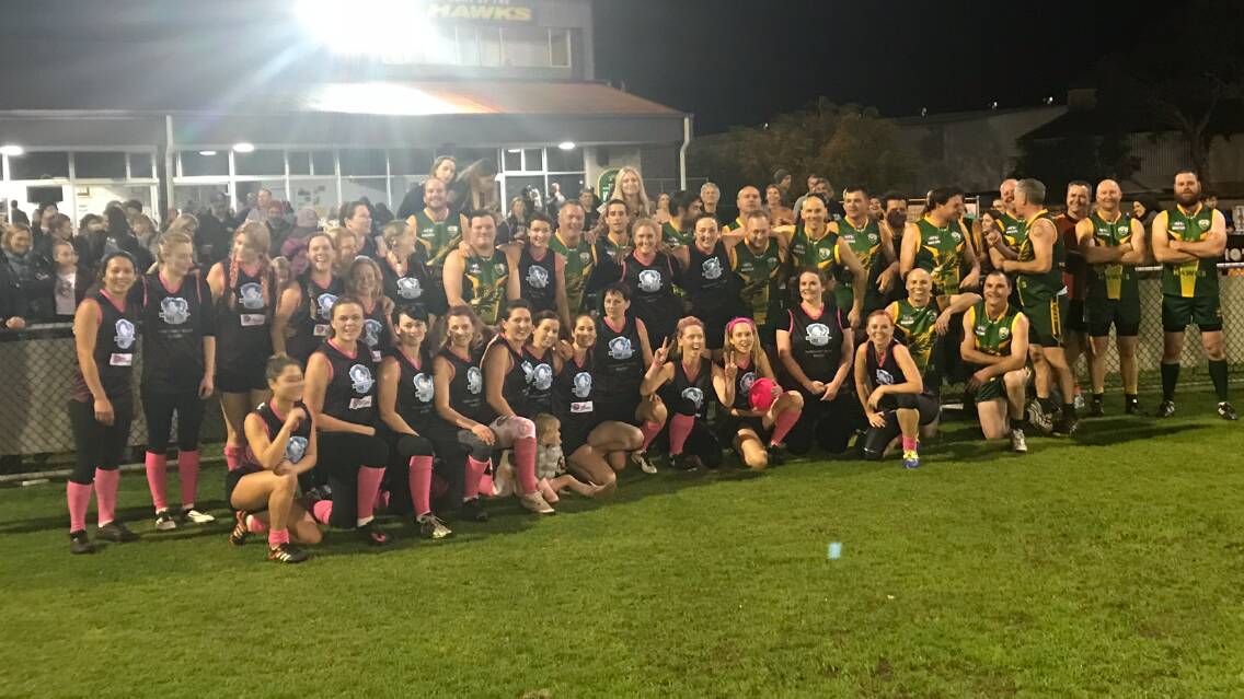The AMRzons met the Hawks Masters last week in the second annual match for charity River Angels. 