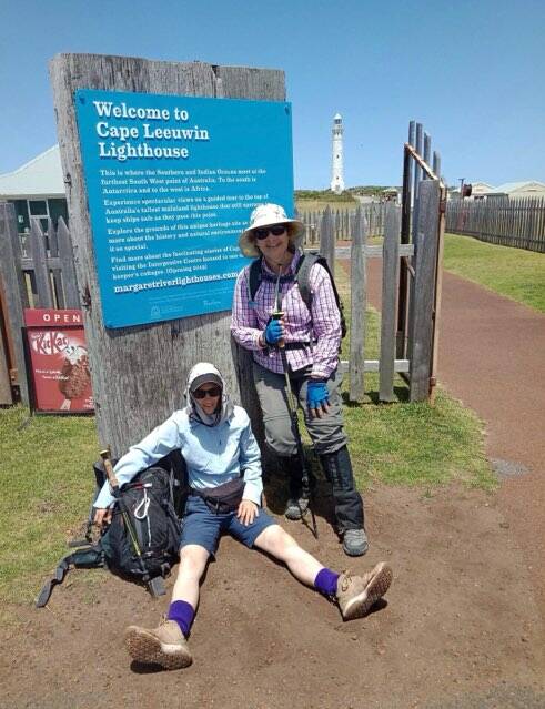 The pair completed the Cape to Cape on Saturday November 9, after a 5am start at Cosy Corner and a long slog in the soft sand of Deepdene.