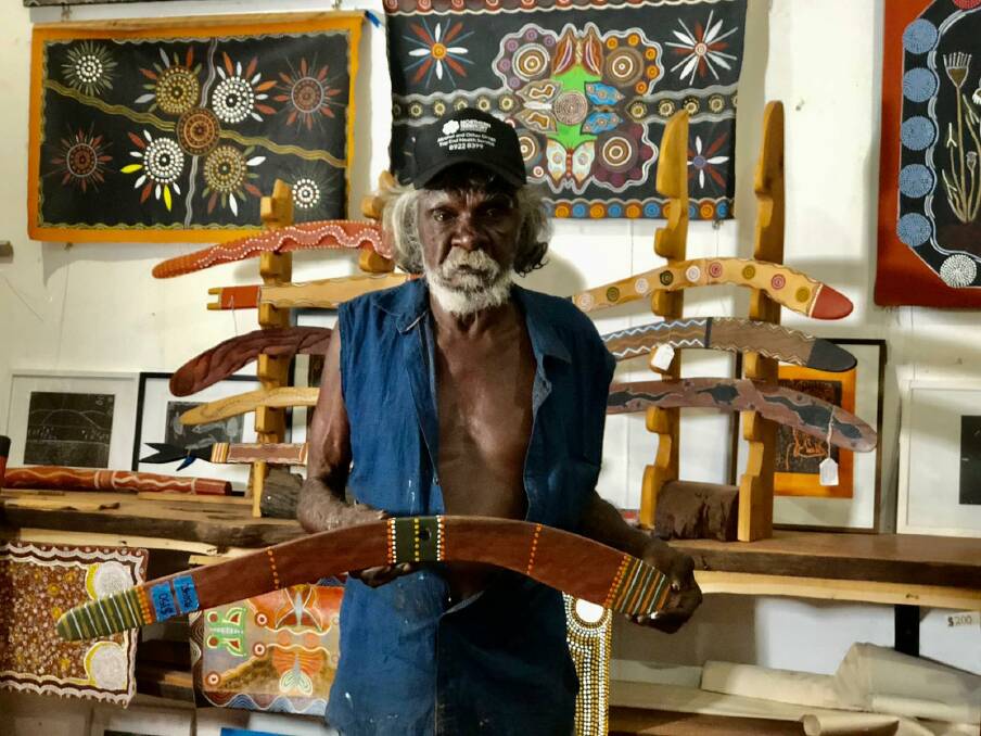 Guests will be able to meet two of the Wadeye artists at the re-opening event in Margaret River. Photos: Supplied
