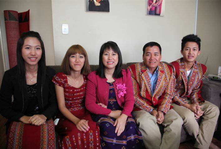 The Ni Chin family, the inspiration behind Dr Marilyn Metta's award winning documentary, How I Became A Refugee. Photo: Supplied