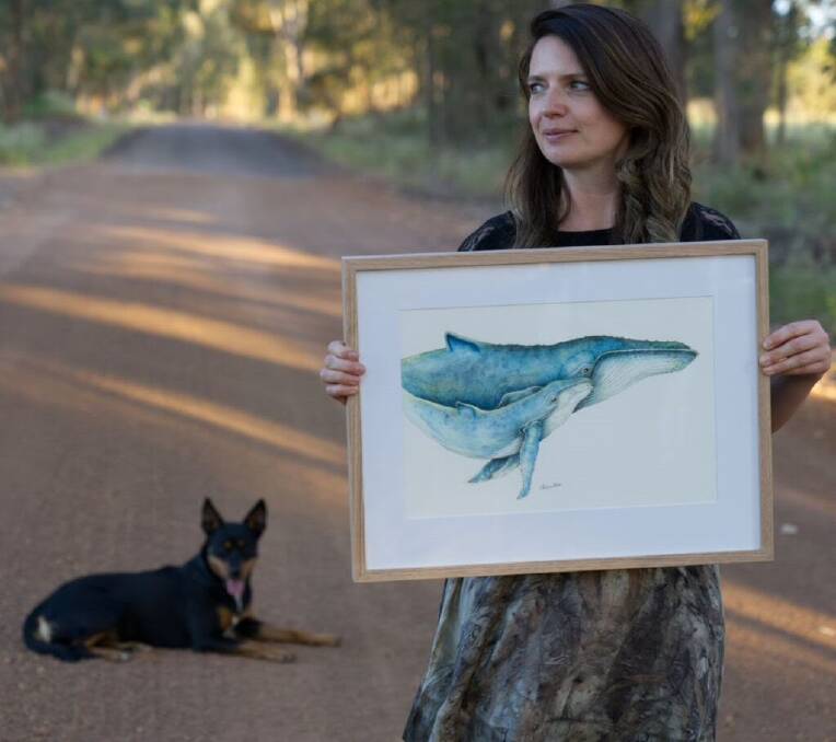 Margaret River-based artist Clare Hamilton will unveil her latest collection of works at the Cocoon Gallery for Emerging Artists, honouring her Scottish heritage. Picture: Supplied