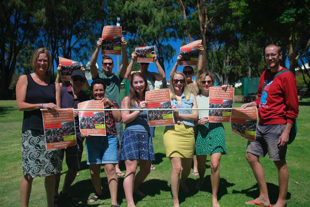 Join the fun for positive change: Members of the Amnesty #OutofLimbo Margaret River Challenge Team. Photo: Anita Haywood