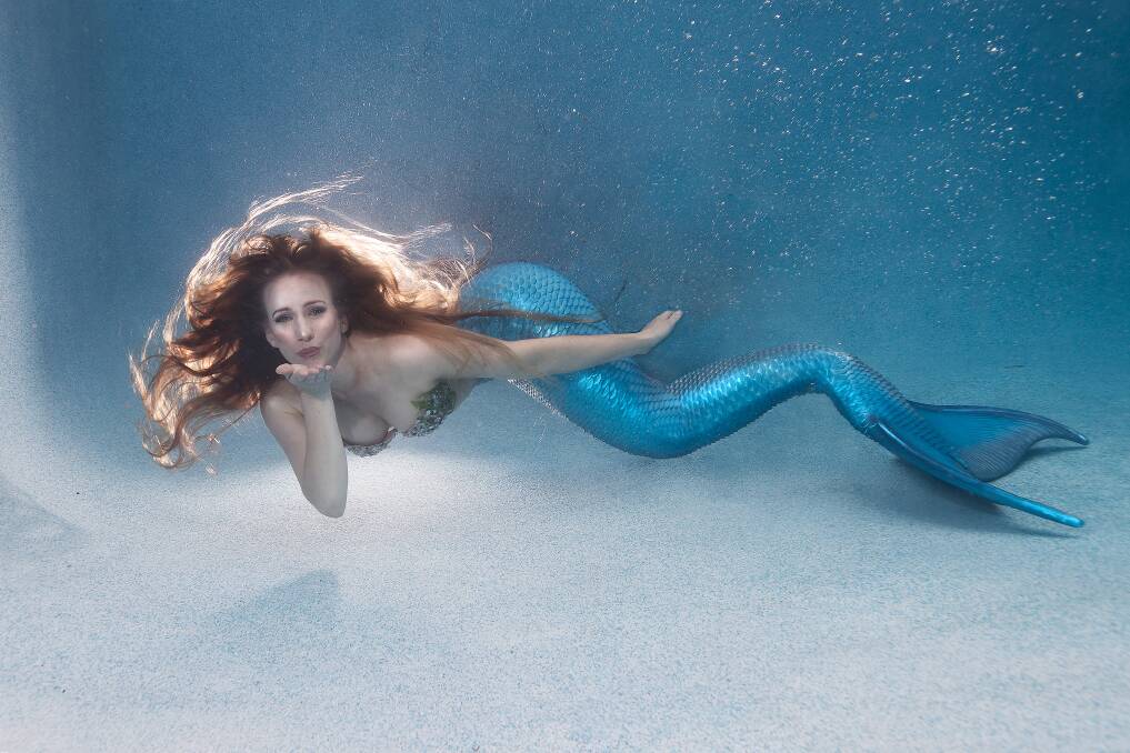 Oceans of talent: Margaret River mermaid Jacinta Williamson is in China competing in the World Mermaid Championships. Photo: Chiara Salomoni