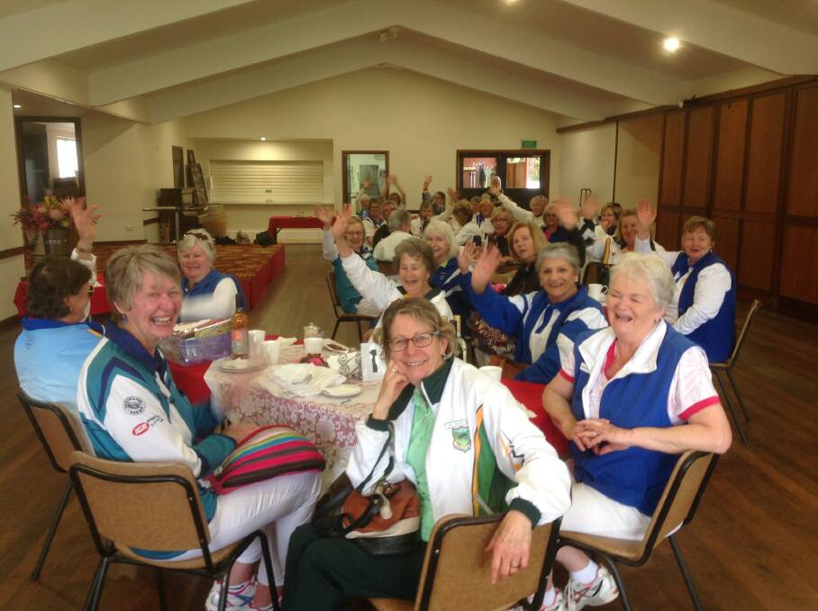 Afternoon Tea enjoyed by ladies from six regional bowling clubs. 