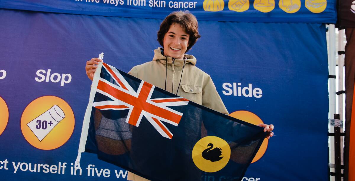 Karridale's Isaac Nettlebeck will be competing in the 2022 North Freo Stand Up Surf Shop SUP WA State Championships this weekend. Picture: Surfing WA