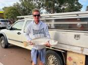 Great catch: As the fishing crowds begin to look north for the winter, Billy Sands caught a nice size mulloway recently off our western beaches. Picture: Supplied