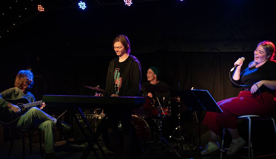 South Regional TAFE Margaret River music students will take to the stage at The River Hotel this week for their 2021 student showcase. Photo: Fran Jackson