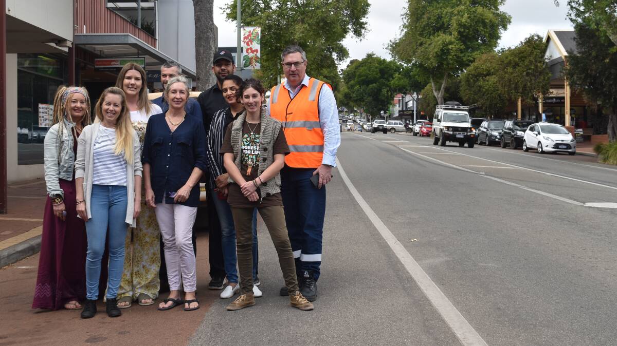 Augusta Margaret River Shire representatives meet with Main Street traders ahead of the February 2020 start of the redevelopment project. 