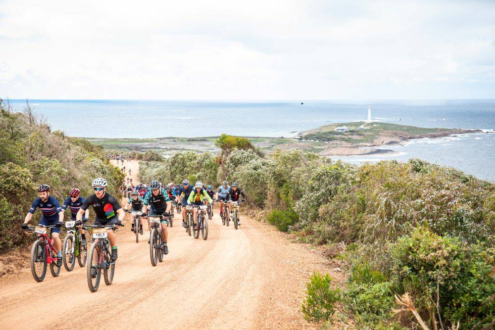 The 13th Cape to Cape MTB will start at Cape Leeuwin Lighthouse and continue north along the South West coast, taking in forests and vineyards along the way. Photo: Tim Bardsley-Smith 