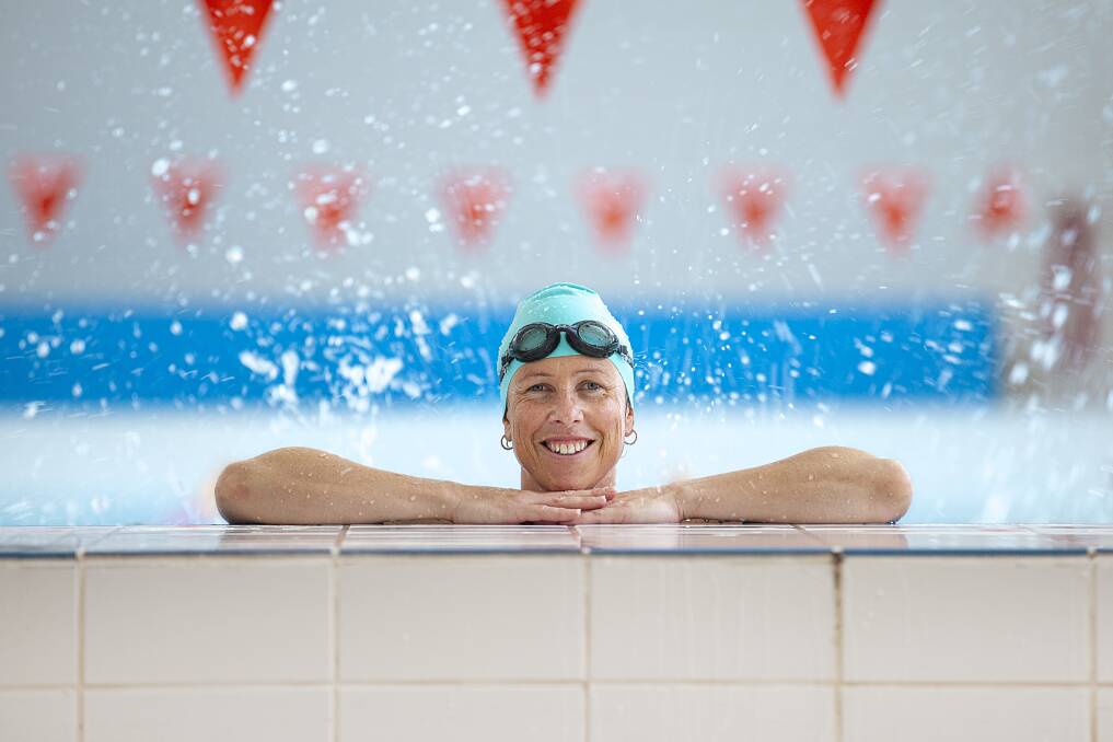 Local swimmers, like Kate Cawse, are invited to take part in the virtual swim next month. Photo: AMRS