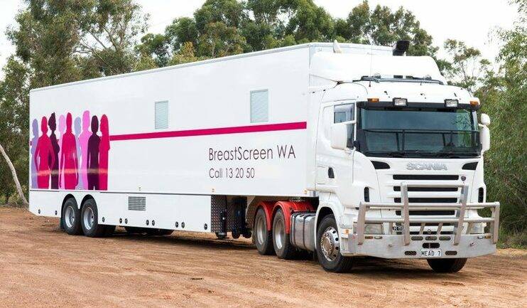 Time for a check: BreastScreen WA’s mobile service will be beside Margaret River Rec Centre from November 28 to February 4, 2019. 