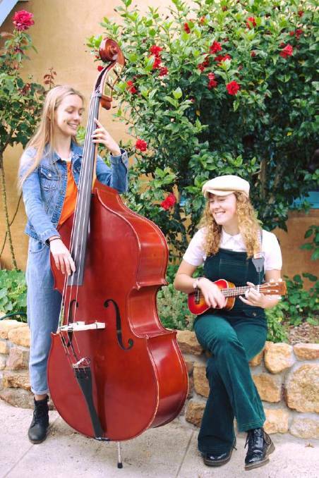 Lane performed around the South West with close friend and fellow Margaret River musician Kiera Smirke (aka Kiera Jas, right) in The Friendly Folk, as well as their high school band with Lily Rice, called Blue Wren.