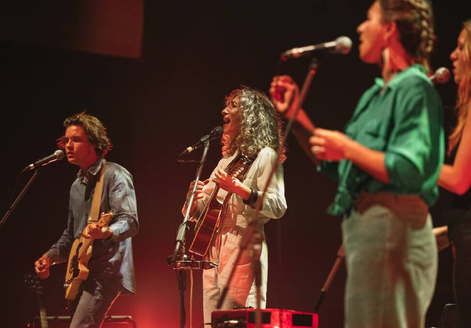 Mama Kin (centre) onstage at Margaret River HEART. Photo: Margaret River HEART