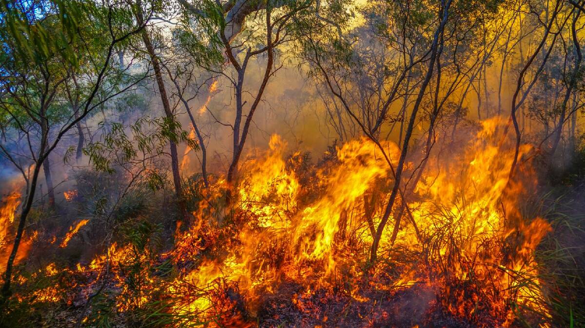Bush fire threat eases south east of Margaret River