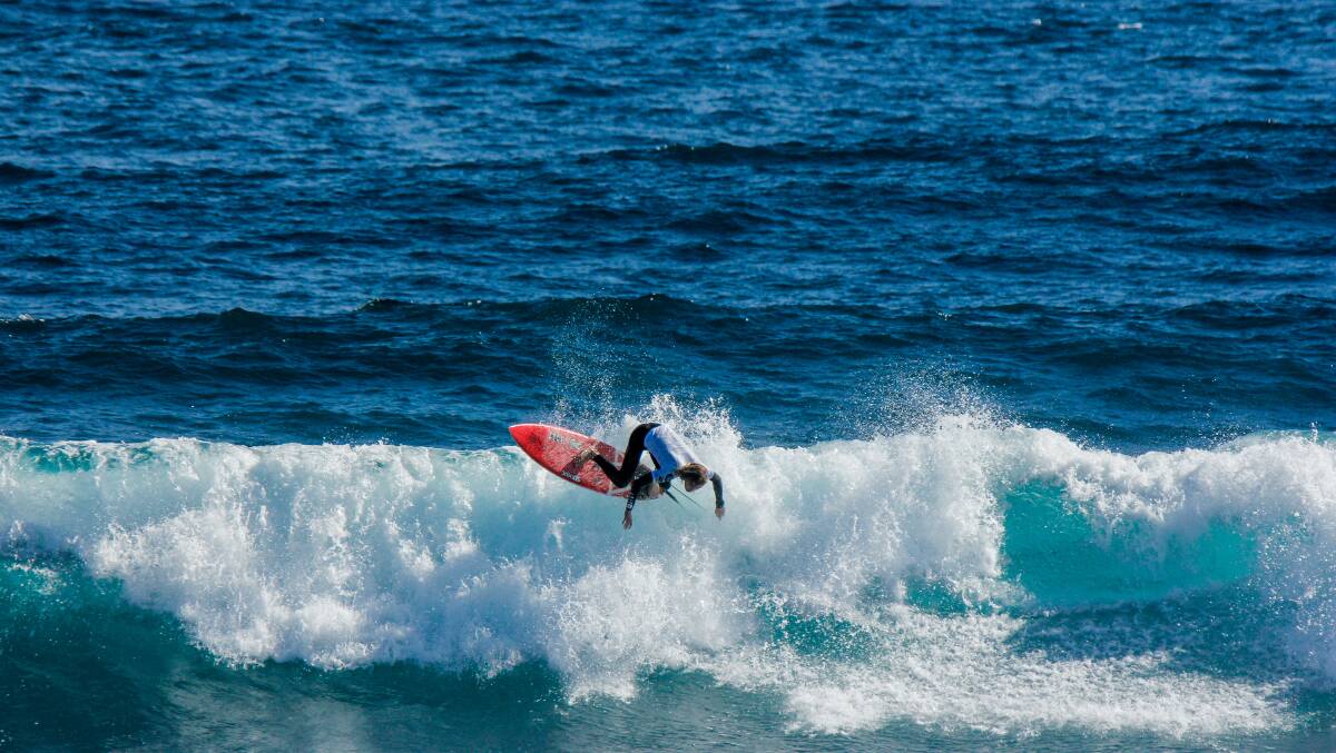 Cyrus Cox scores a spot at the Margaret River Pro 2021. Photos: Surfing WA