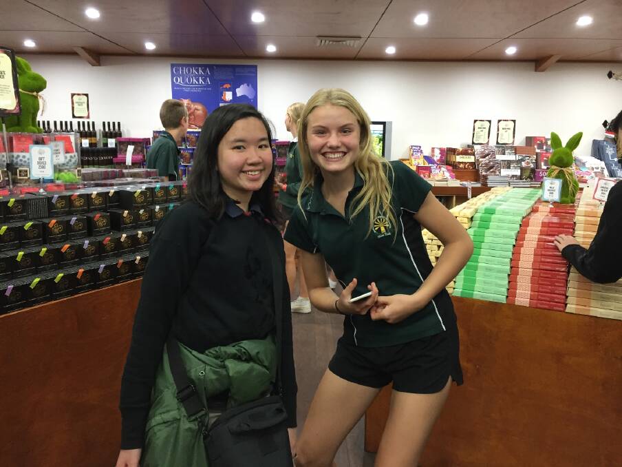 Margaret River Chocolate Company was a popular stop for the visiting and local students as they explored the South West's greatest hits. 