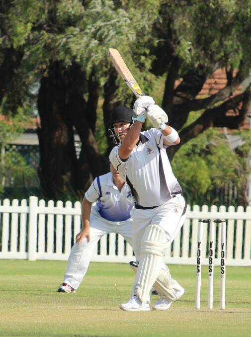 Opening batsman Ben Clarke led the way for YOBS with a half-century in Saturday’s A-Grade T20 grade final against Dunsborough. Photo. Vanessa Hatton.