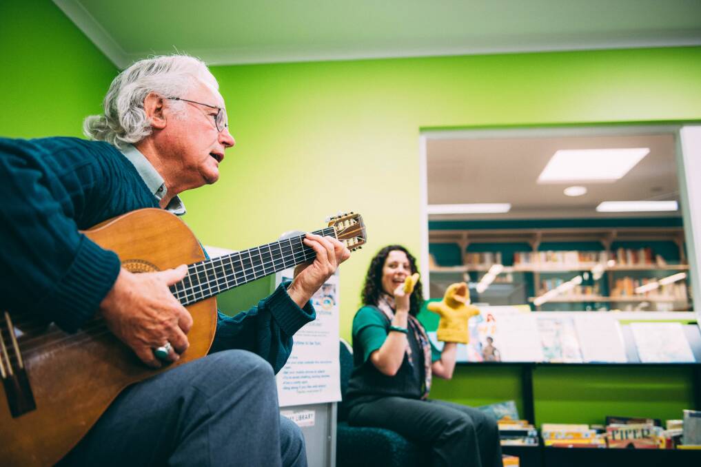 Community treasure: Local library staff have shared their fond memories of Alan Alexander, pictured here with his guitar. Photo: Elements Margaret River