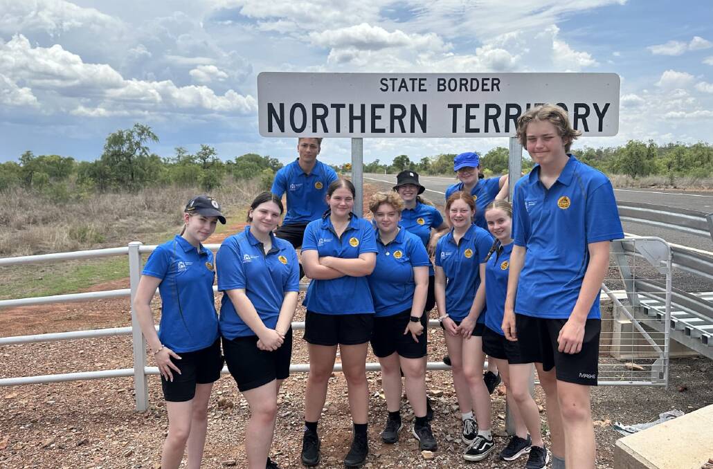 Then-Year 11 MRSHS student Jack Holzer (far right) last year travelled to Albany, Rottnest Island, Broome and Kununurra in commemoration of the 80th anniversary of the bombing of Broome and Darwin. Picture supplied. 