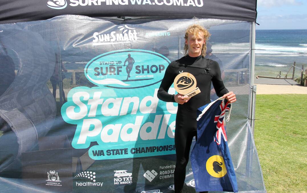 Yallingup's Ryder Vernon proved he's a force to be reckoned with, taking out the Under-18 Juniors. Picture: Surfing WA/Majeks