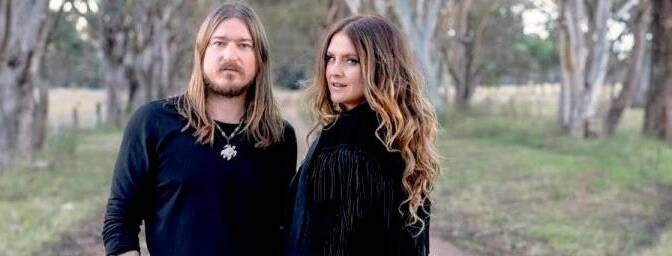 Husband and wife duo Adam Eckersley and Brooke McClymont will perform tracks from their chart-topping debut album in Margaret River on Thursday night. 