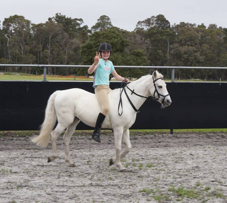 Samara's mum Sue says the family is passionate about riding and the therapeutic benefits of horses.