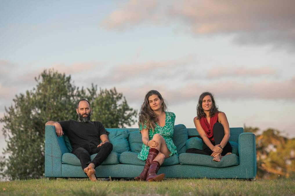 In harmony: The Waifs' Vikki Thorn (far right) will be joined by Simon and Tammy London - aka the Red Tails. Photo: Supplied
