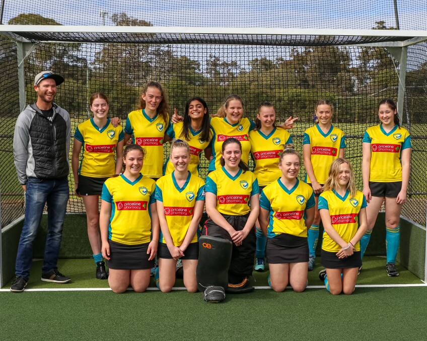 Congratulations to the Margaret River Girls Year 9-12 hockey team on their grand final win against Robins. Photo - Richard Smith