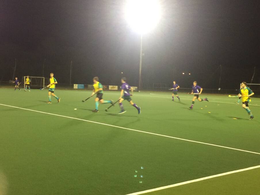 The Margaret River boys 9-12 hockey team took home a loss to the Capel side last Friday night. Photo supplied. 