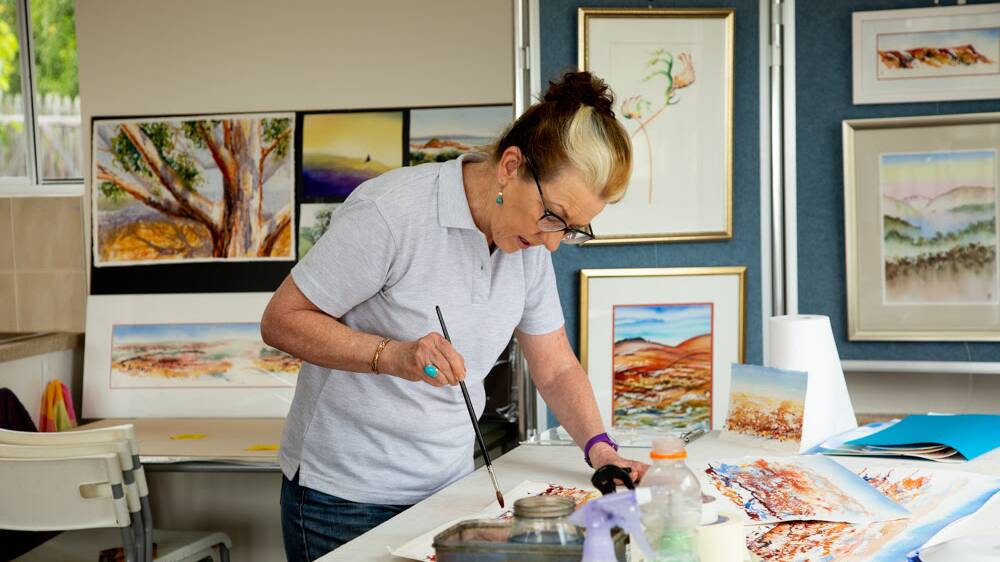 Emerging watercolour artist Suzanna Hay will exhibit a selection of her works in the Margaret River Library's Cocoon Gallery throughout June and July. 
