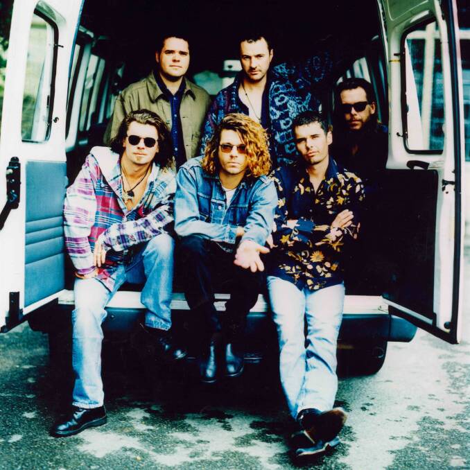 BAND OF BROTHERS: The six members of INXS first met in high school and bonded over a love of music. Andrew Farriss is pictured top left. Picture: Supplied