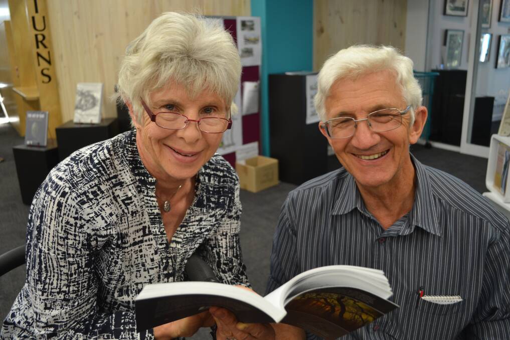 Into the pages: Veronica Ninham and Don Pajic.