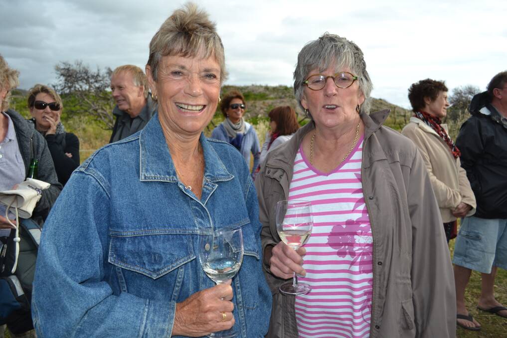 SUPPORTIVE: Ann Marshall and Margaret Chadwick.