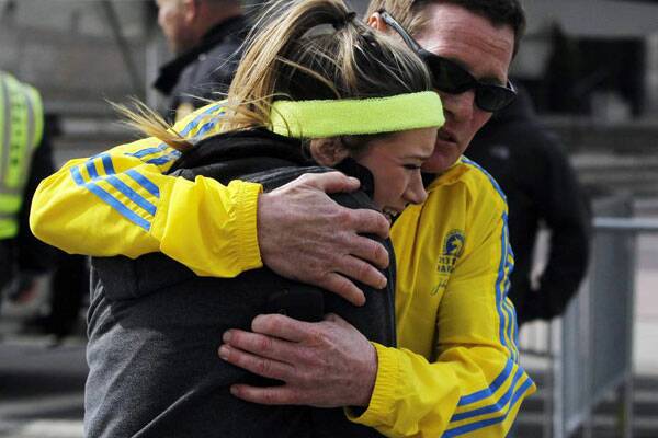 Local runners will honour the Boston Marathon bomb victims with their own run next Sunday. Photo: Reuters