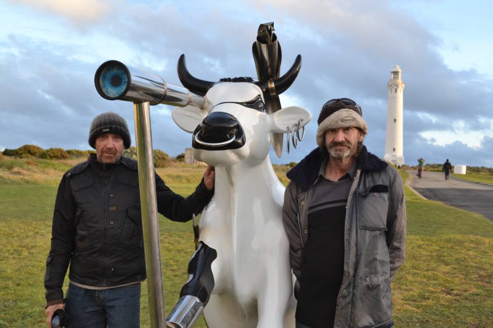 MEMORIES: Twins Colin and David Pinnock are sons of the last lighthouse keeper at Cape Leeuwin, the late Ray Pinnock, who served as keeper from 1971 to 1988. They have many memories of living at the site as teenagers. The two were given the honour of switching on the lights at the lighthouse. 